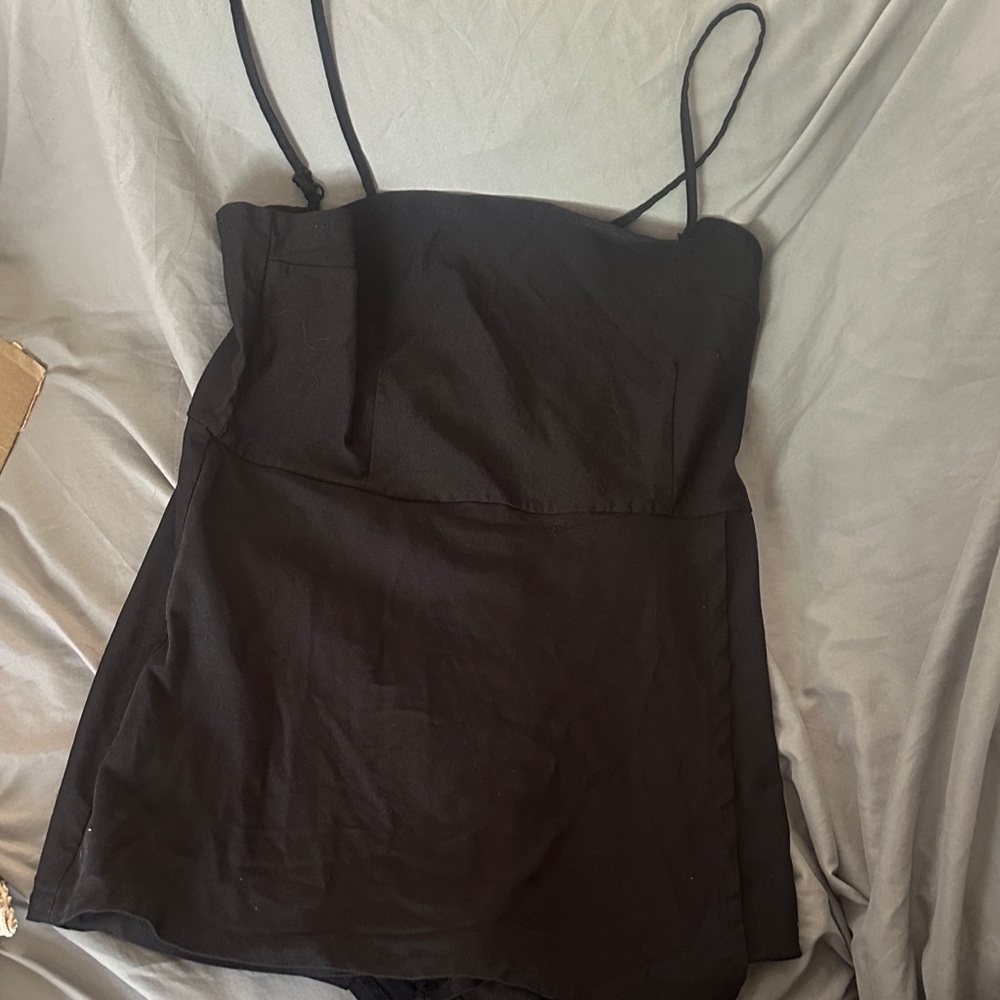 Black Spaghetti Strap Dress